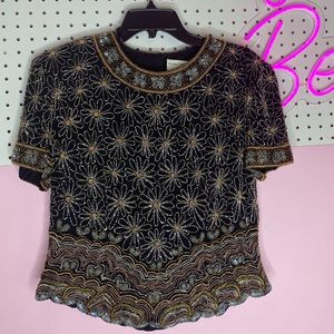 Vintage Sequined Top